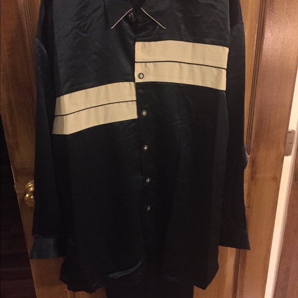 ZEONE DESIGNED IN ITALY Dress Shirt And Pants Set - Picture 2 of 5